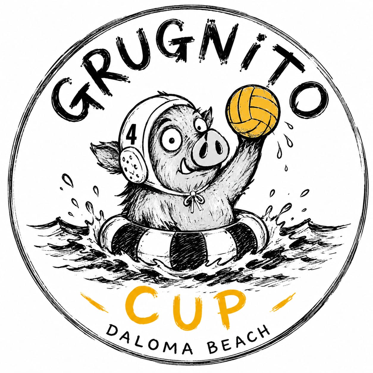 Logo Grugnito Cup Daloma Beach